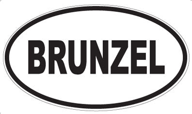 BRUNZEL - Oval Magnet