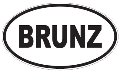 BRUNZ - Oval Magnet