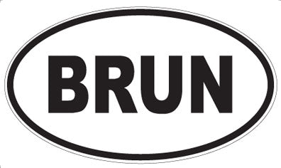 BRUN - Oval Magnet