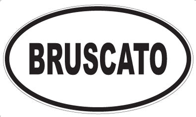 BRUSCATO - Oval Magnet
