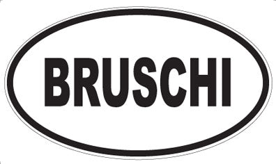 BRUSCHI - Oval Magnet