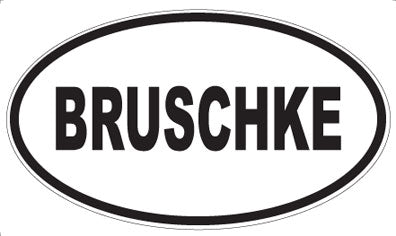 BRUSCHKE - Oval Magnet