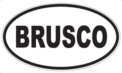 BRUSCO - Oval Magnet