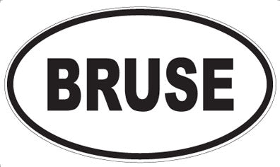 BRUSE - Oval Magnet