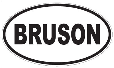BRUSON - Oval Magnet