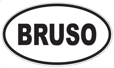 BRUSO - Oval Magnet