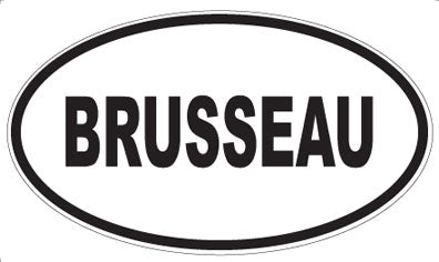 BRUSSEAU - Oval Magnet