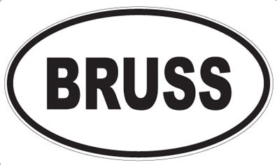 BRUSS - Oval Magnet
