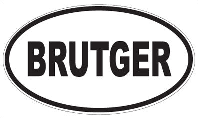 BRUTGER - Oval Magnet