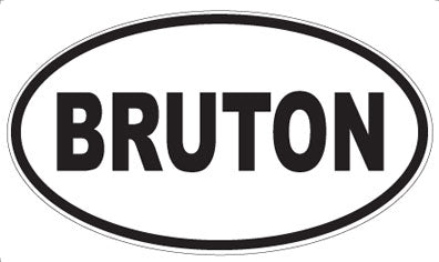 BRUTON - Oval Magnet