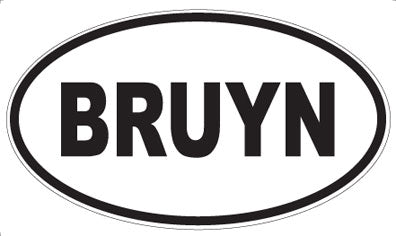 BRUYN - Oval Magnet