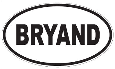 BRYAND - Oval Magnet