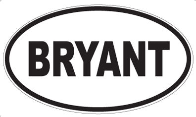 BRYANT - Oval Magnet