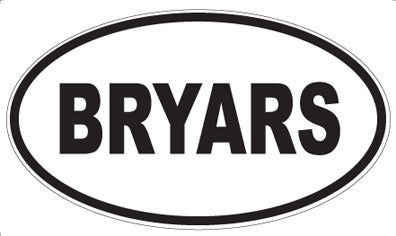 BRYARS - Oval Magnet