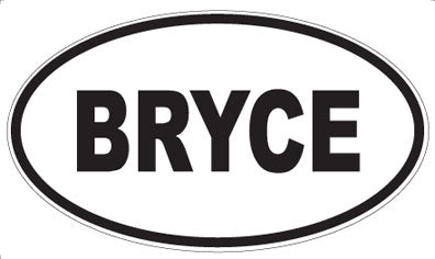 BRYCE - Oval Magnet