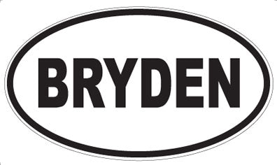 BRYDEN - Oval Magnet