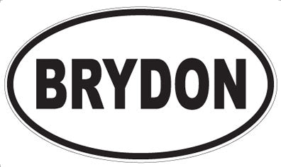 BRYDON - Oval Magnet