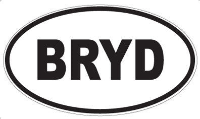BRYD - Oval Magnet