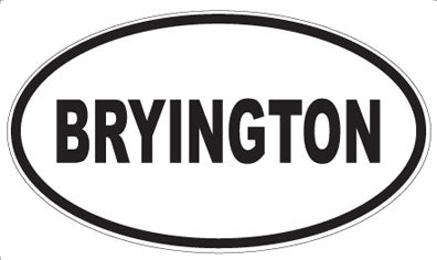 BRYINGTON - Oval Magnet
