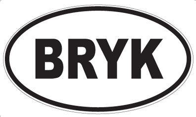 BRYK - Oval Magnet