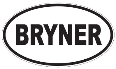 BRYNER - Oval Magnet