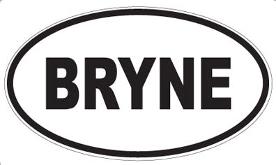 BRYNE - Oval Magnet