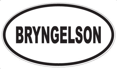 BRYNGELSON - Oval Magnet