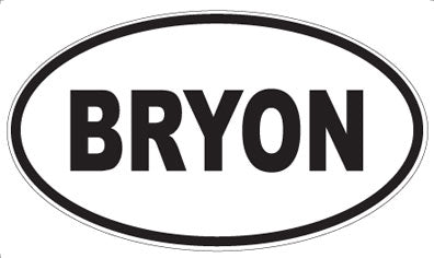 BRYON - Oval Magnet