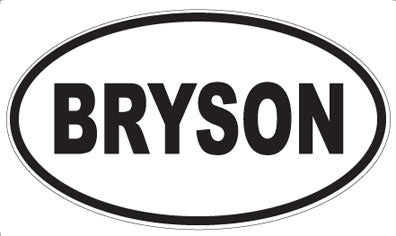 BRYSON - Oval Magnet