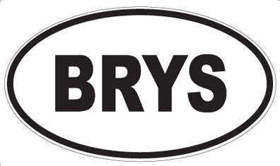 BRYS - Oval Magnet