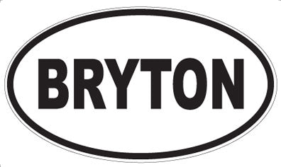 BRYTON - Oval Magnet