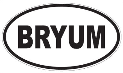 BRYUM - Oval Magnet