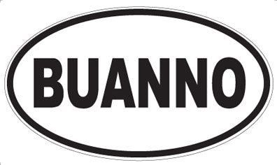 BUANNO - Oval Magnet
