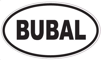 BUBAL - Oval Magnet
