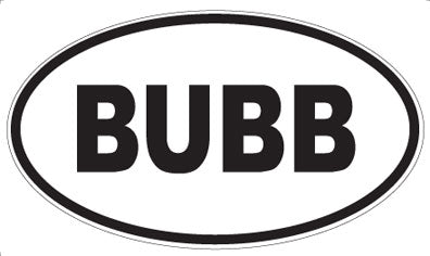 BUBB - Oval Magnet
