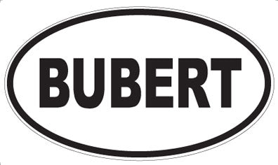 BUBERT - Oval Magnet