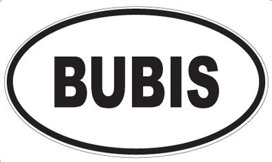 BUBIS - Oval Magnet