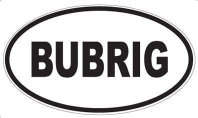 BUBRIG - Oval Magnet