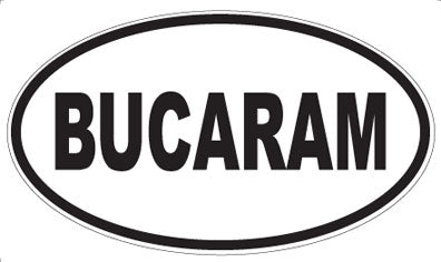 BUCARAM - Oval Magnet