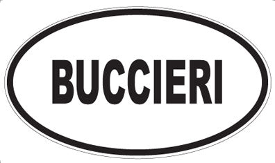 BUCCIERI - Oval Magnet