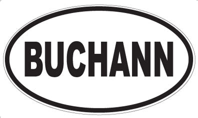 BUCHANN - Oval Magnet