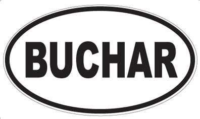 BUCHAR - Oval Magnet