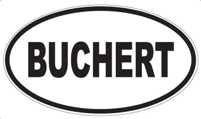 BUCHERT - Oval Magnet