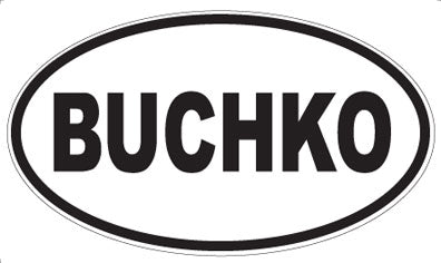 BUCHKO - Oval Magnet