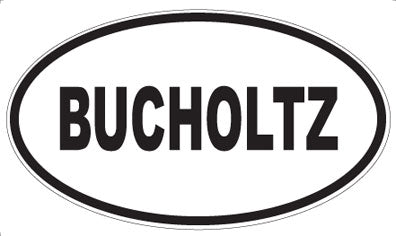 BUCHOLTZ - Oval Magnet