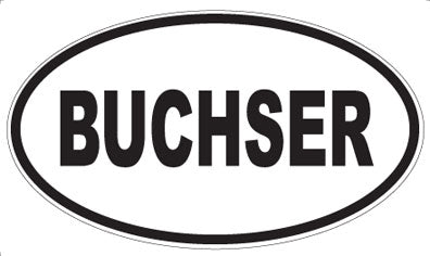 BUCHSER - Oval Magnet