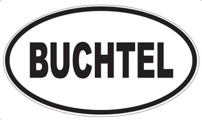 BUCHTEL - Oval Magnet
