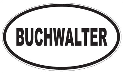 BUCHWALTER - Oval Magnet