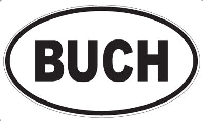 BUCH - Oval Magnet