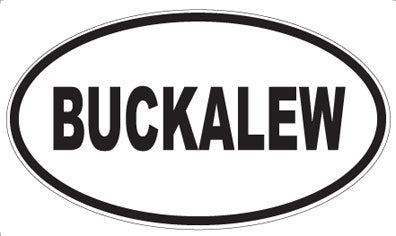 BUCKALEW - Oval Magnet